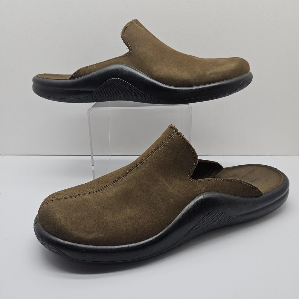 Hammacher Schlemmer Men's Size 11-11.5 Gentleman's Walk On Air Slippers